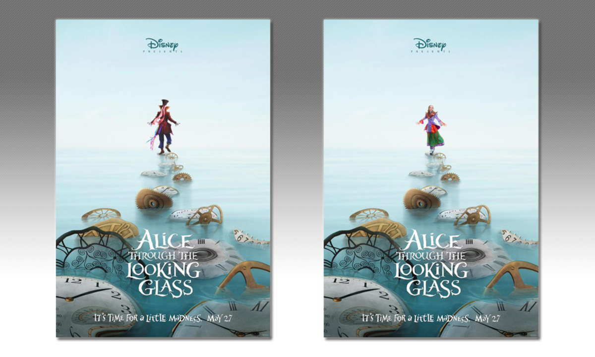 Alice Through The Looking Glass, Poster