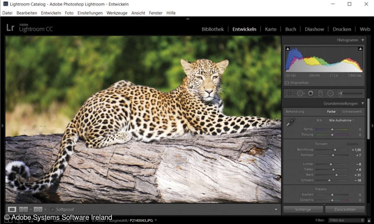 Lightroom Bildbearbeitung
