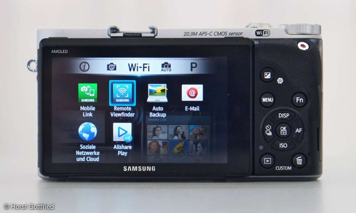WLAN - NFC - App - Systemkamera Samsung NX300
