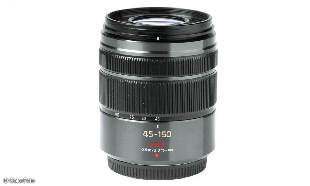 Panasonic Lumix G Vario 4-5,6/45-150 mm MEGA OIS Asph. an Panasonic GH2